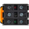 Кнопка с подсветкой IEK MASTER MI-BT60-11D-33-12-K04